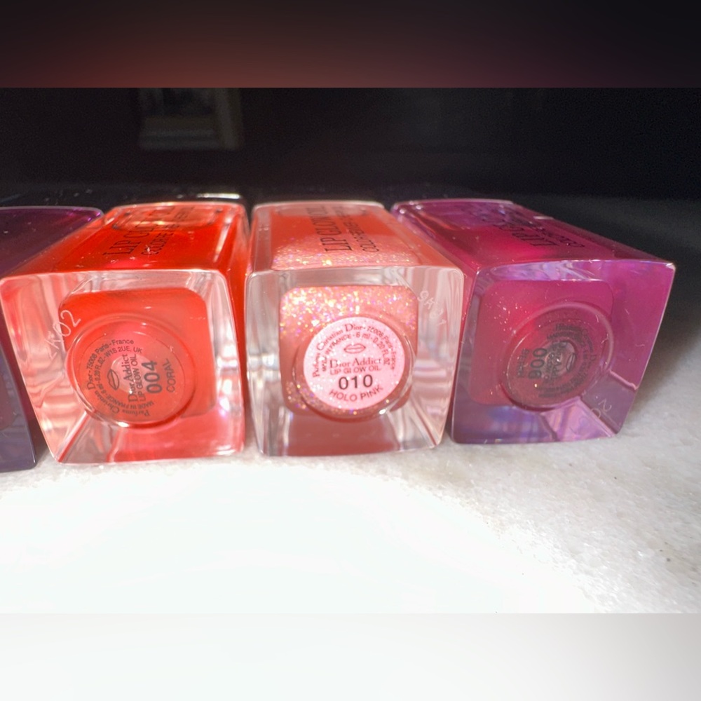 Dior Lip Glow Oil Collection - Pink, Purple, Orange - Picture 4 of 6